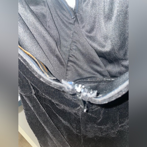 Fashion Nova Jacqueline Asymmetrical Velvet Dress Women’s size Small - Picture 9 of 13